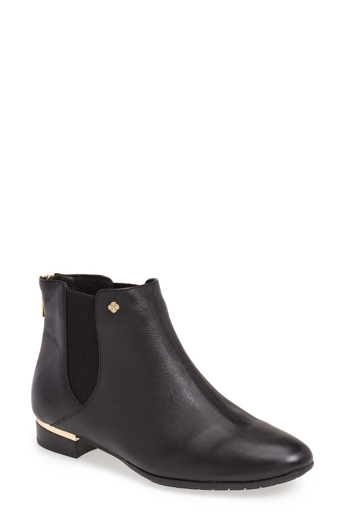 'Abril' Chelsea Boot, Main, color, BLACK