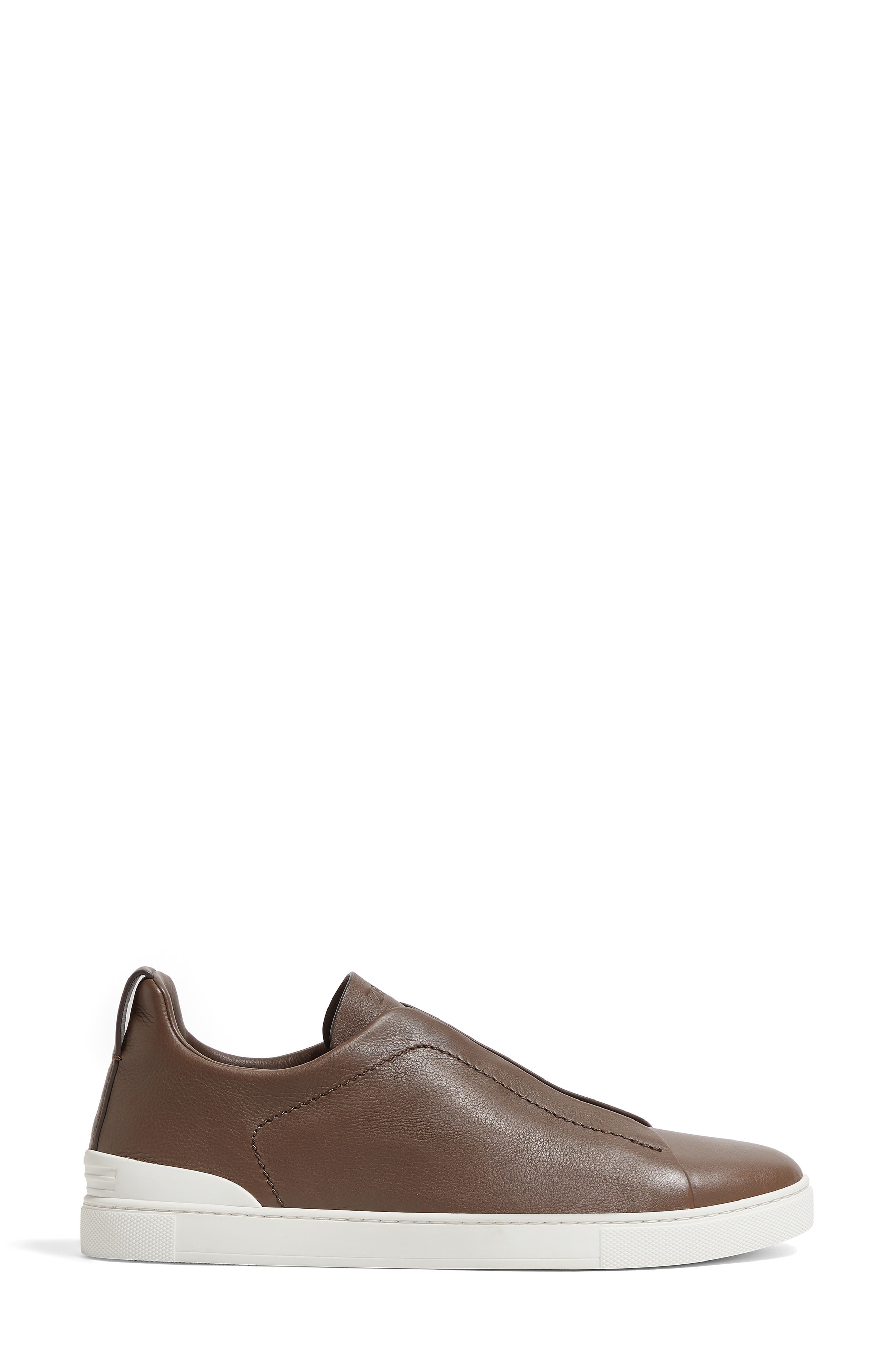 Triple Stitch™ SECONDSKIN Sneaker, Alternate, color, BROWN