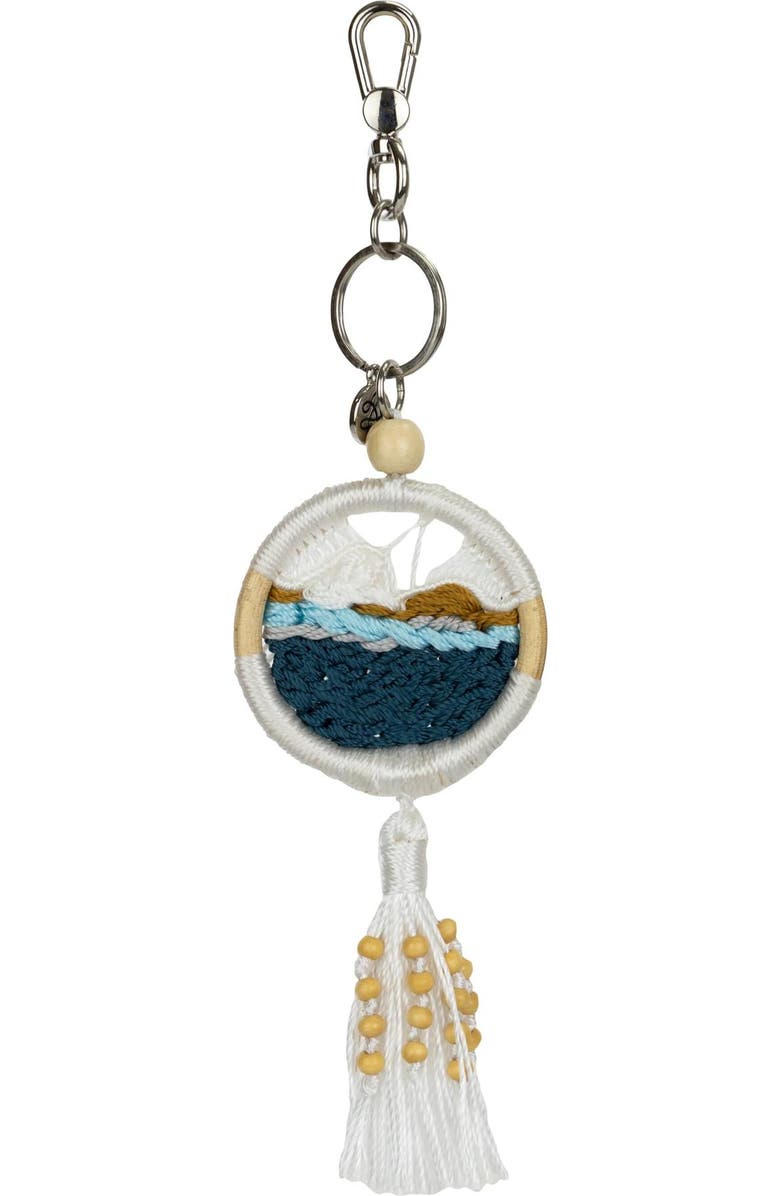The Sak Yarnicharmz Hand Crochet Dangle - Ocean Wave, Alternate, color, Wave