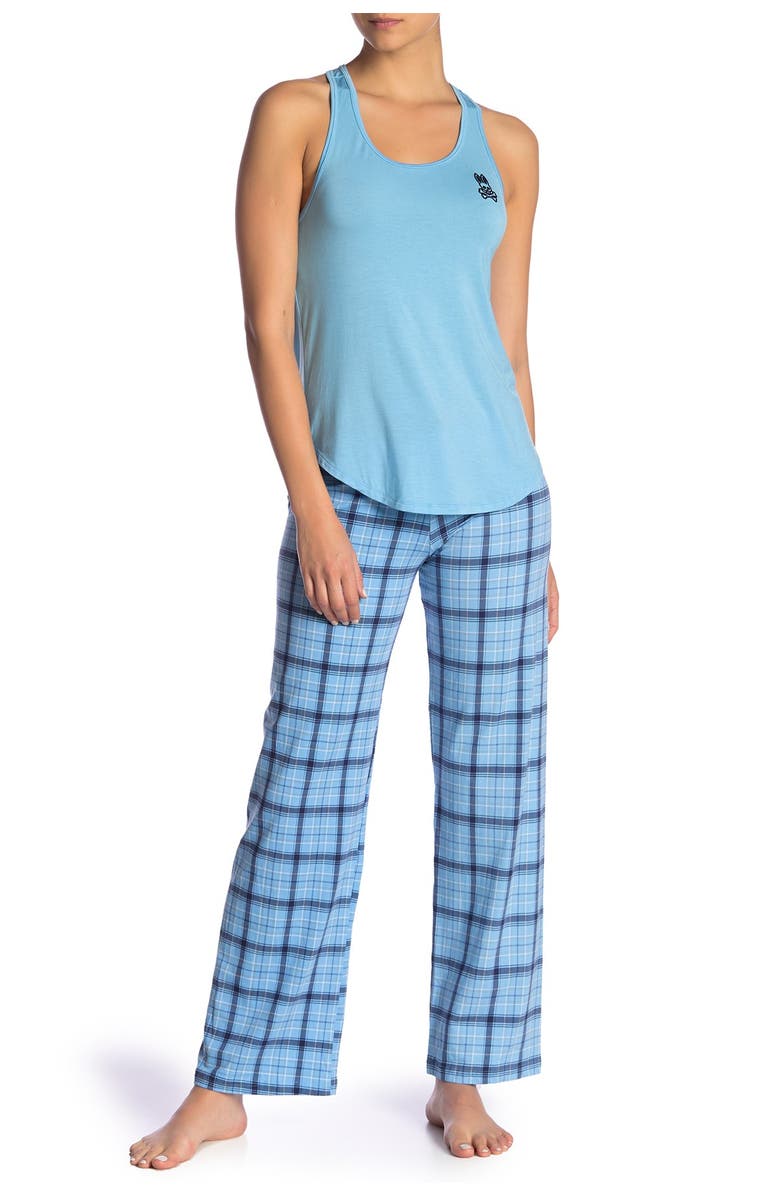 Psycho Bunny Knit Plaid Lounge Pants, Alternate, color, 