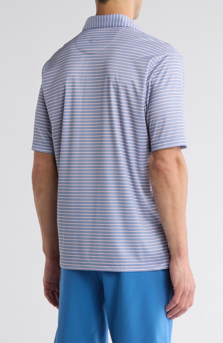Greg Norman Vista Print Polo, Alternate, color, Vineyard Blue