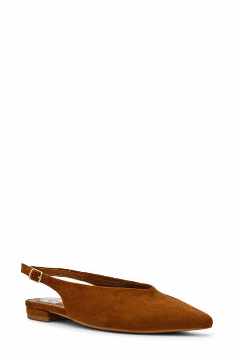 Empress Pointed Toe Slingback Flat