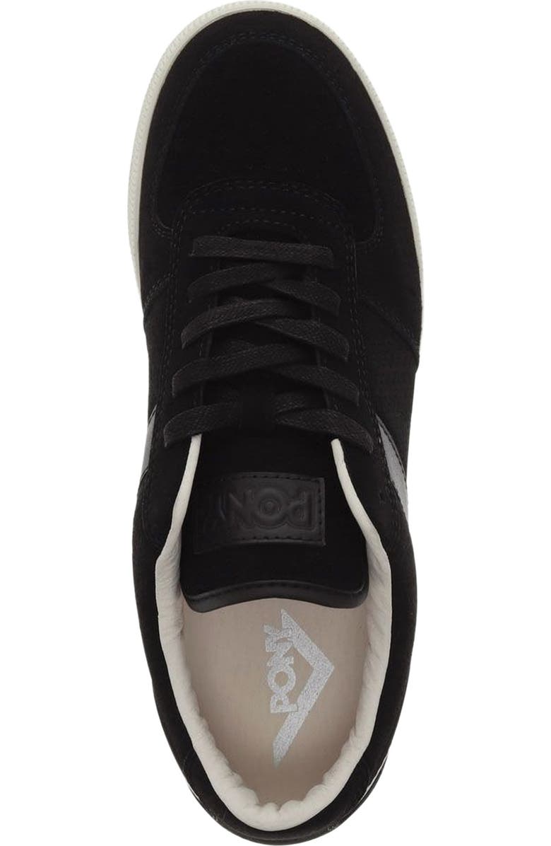 PONY Linebacker Lux Sneakers, Alternate, color, Black/Off White