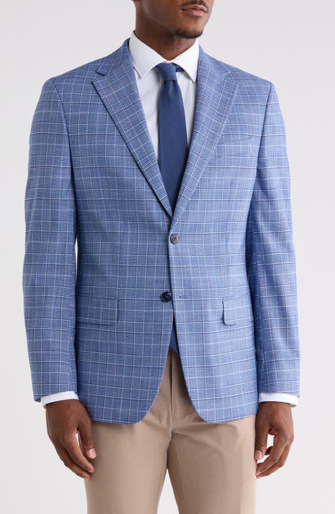 Two-Button Notch Lapel Sport Coat
