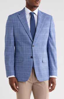 Two-Button Notch Lapel Sport Coat
