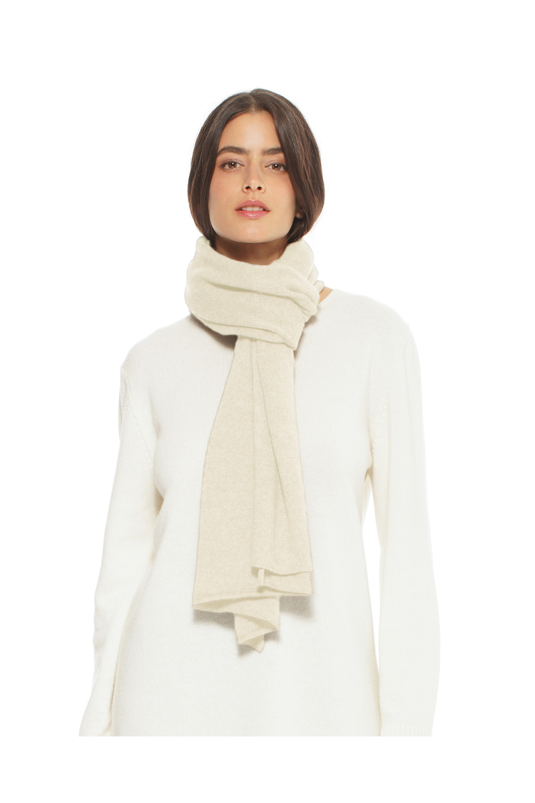 Pure Cashmere Cloud-Soft Scarf, Main, color, Milk White