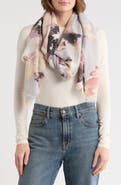 Vince Camuto Inky Floral Supersoft Wrap Scarf