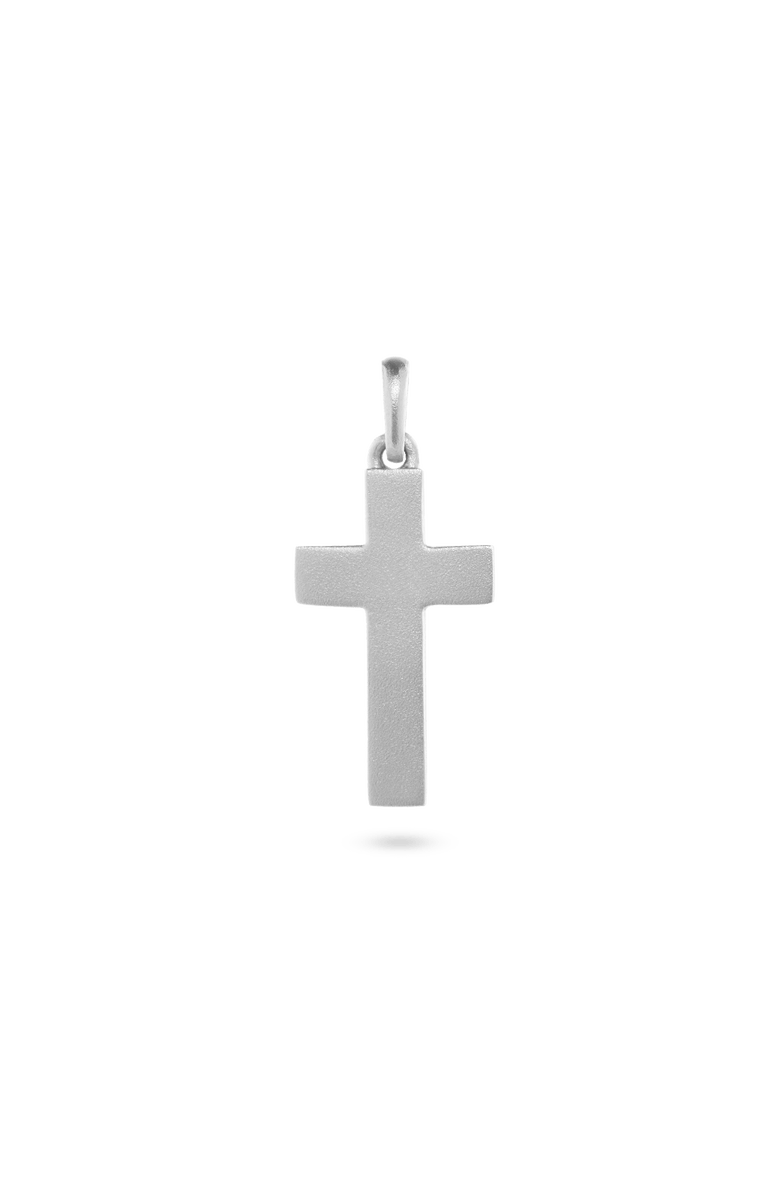 7879 Cross Pendant, Alternate, color, Silver
