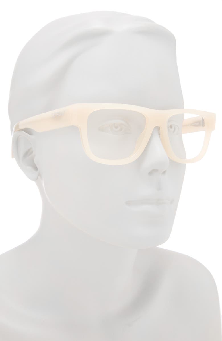Off-White 7Z 55mm Optical Glasses, Alternate, color, Beige