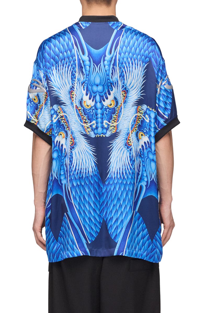 Y-3 Satin Dragon Graphic Jersey, Alternate, color, Multicolour