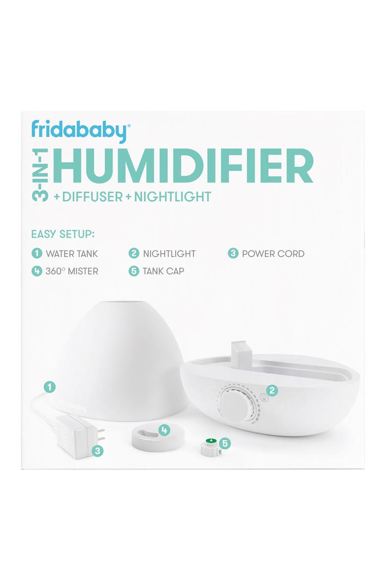 BreatheFrida 3-in-1 Humidifier, Alternate, color, WHITE