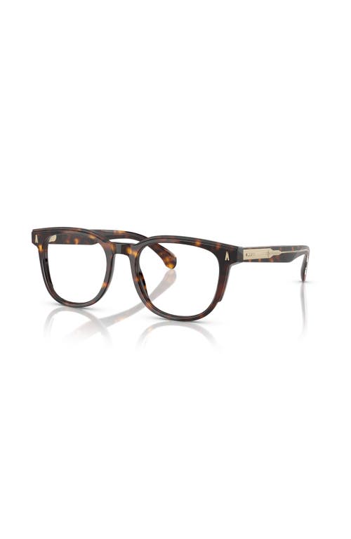 Moncler 50mm Square Optical Glasses In Brown