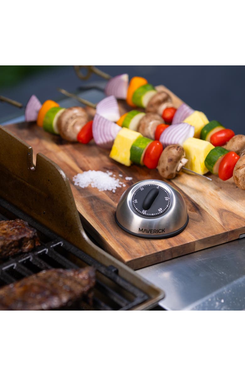 Maverick Classic Metal Timer, Alternate, color, Silver