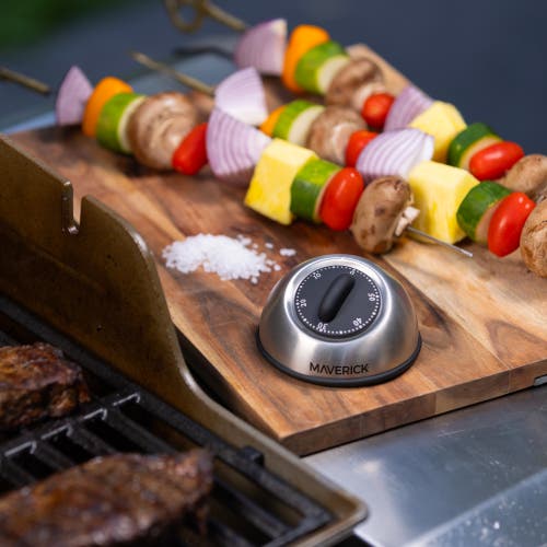 Maverick Classic Metal Timer In Silver