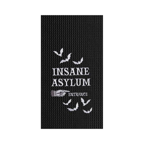 Insane Asylum Halloween Towel