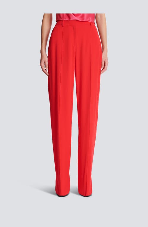 Balmain Crepe Straight-leg Tailored Trousers