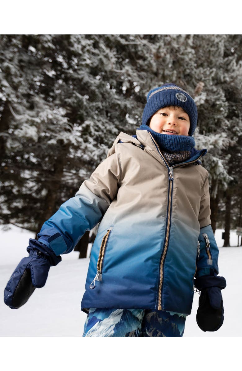 Deux par Deux Kids Unisex Winter Mittens Play, Alternate, color, Navy Blue