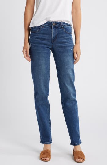 Wit & Wisdom Sawyer 'ab'solution Straight Leg Jeans In Indigo Artisanal