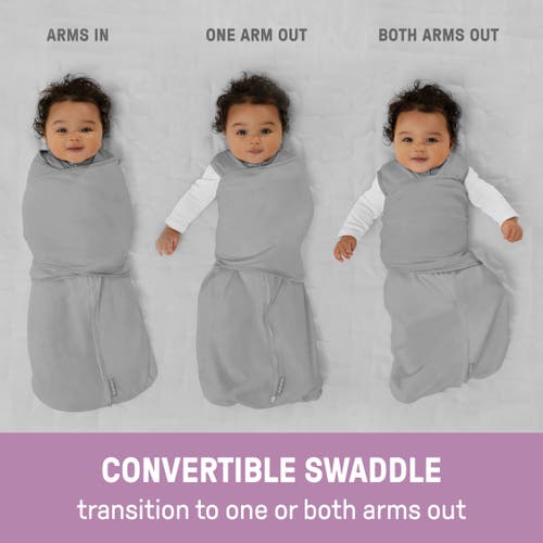 Ingenuity Swaddleme By Arms Free Convertible Baby Swaddle In Gray