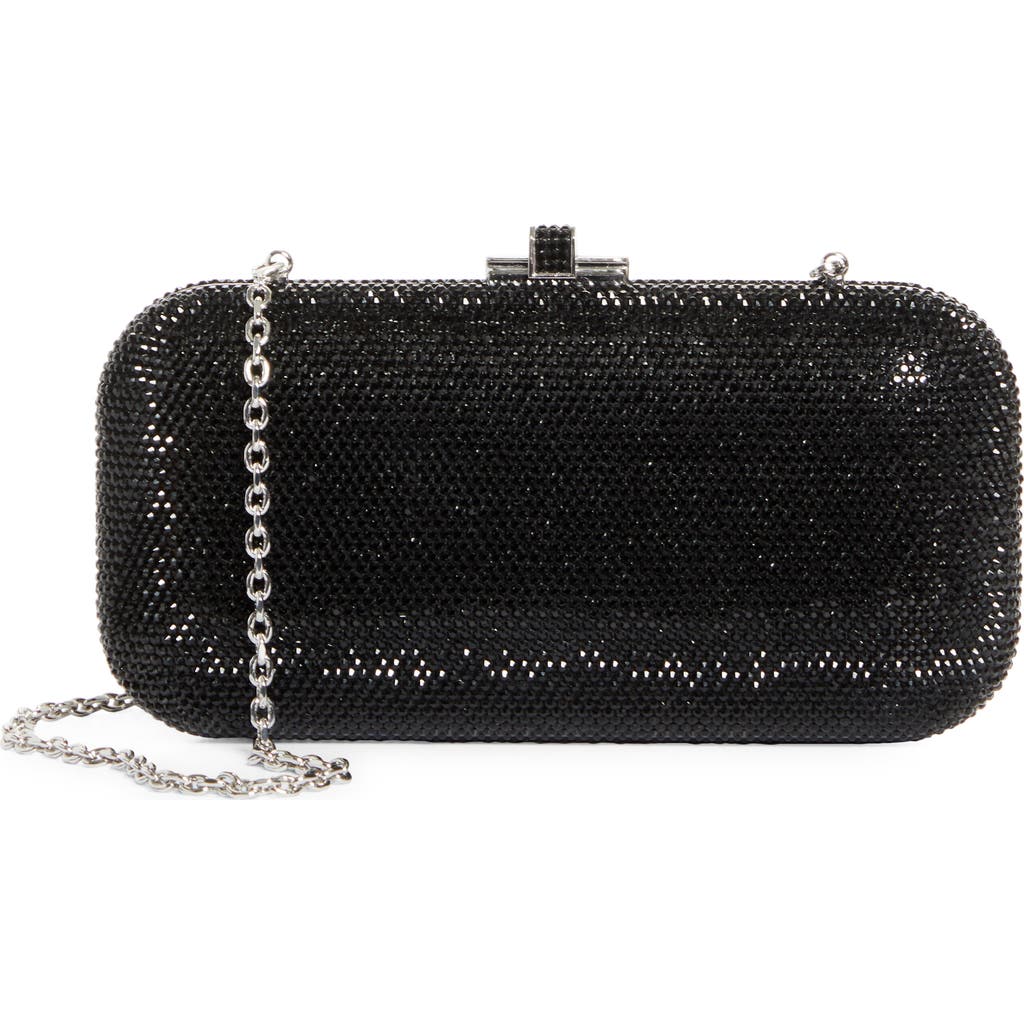 JUDITH LEIBER JUDITH LEIBER COUTURE SLIDE CRYSTAL EMBELLISHED CLUTCH