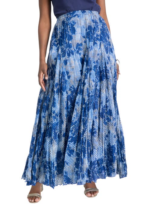 Flowing Crinkled Maxi Skirt (Plus Available)