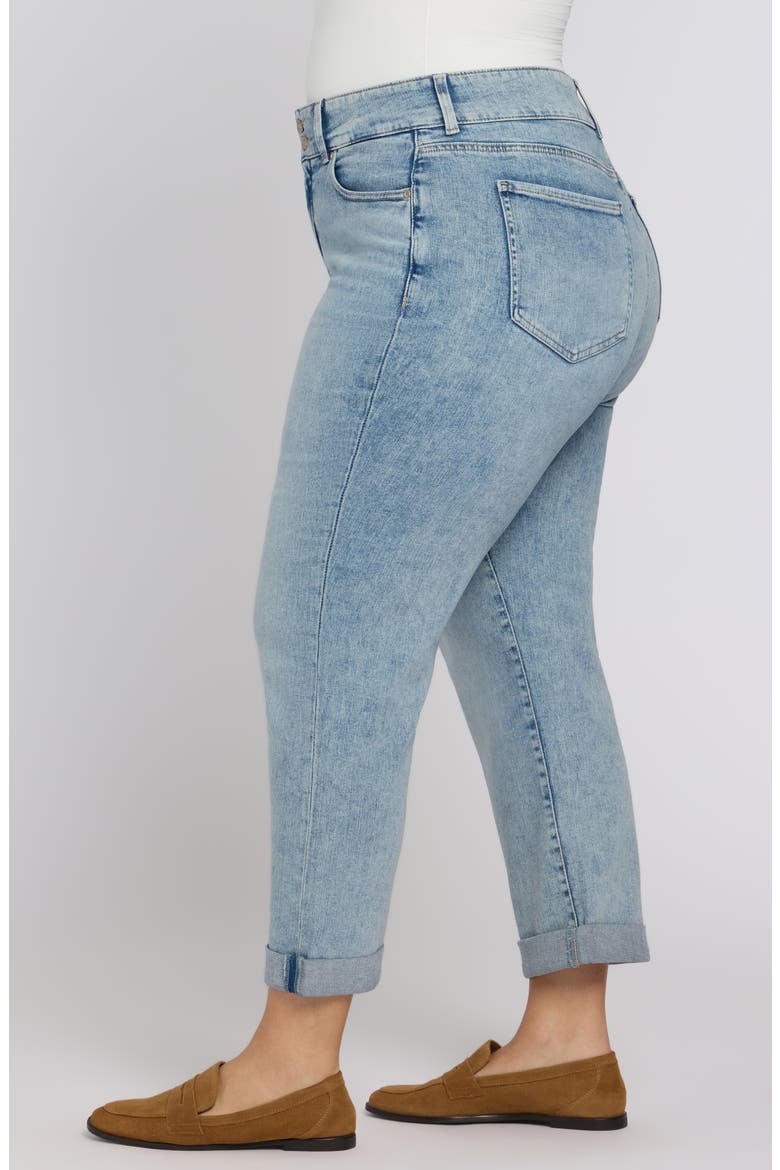 Bailey High Waist Crop Relaxed Straight Leg Jeans, Alternate, color, KEYS VIEW