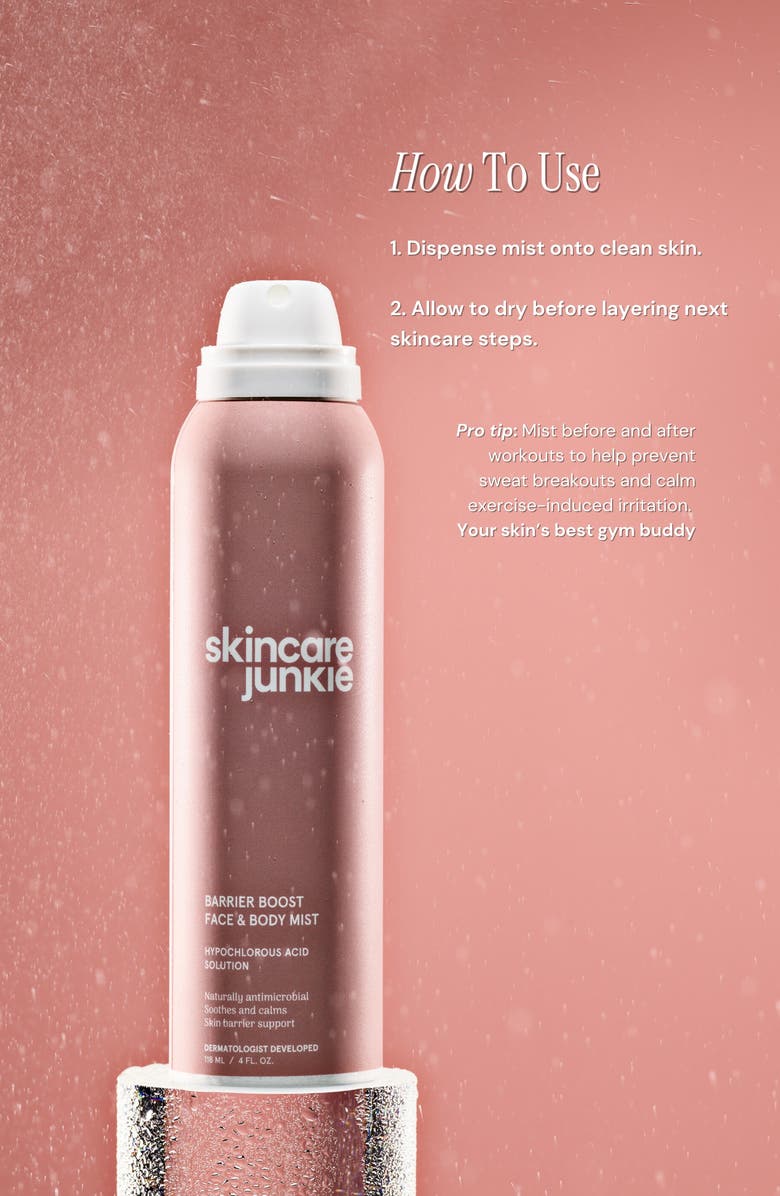 SKINCARE JUNKIE Barrier Boost Face & Body Mist, Alternate, color, 