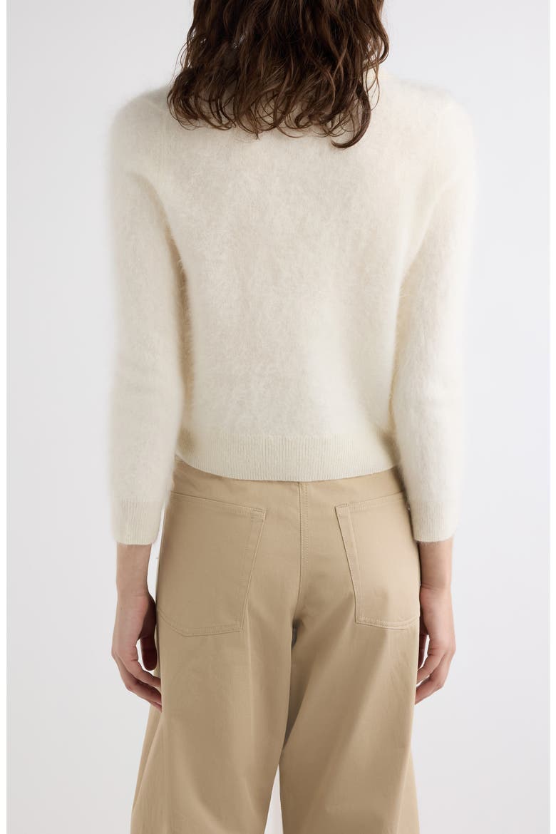 Kifty Plush Cashmere Cardigan, Alternate, color, OFF WHITE
