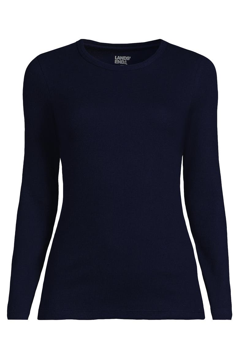 Cotton Rib T-shirt, Alternate, color, Deep Sea Navy