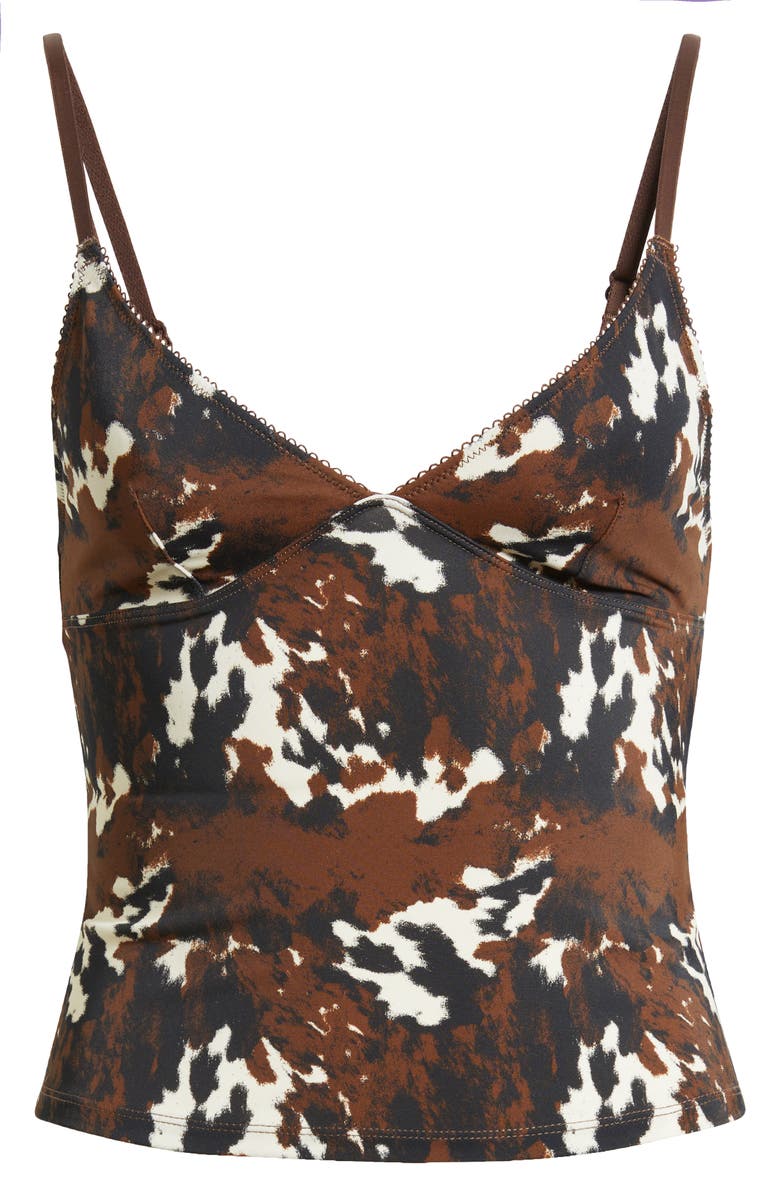 BDG Urban Outfitters Je T’Aime Camisole, Alternate, color, Brown