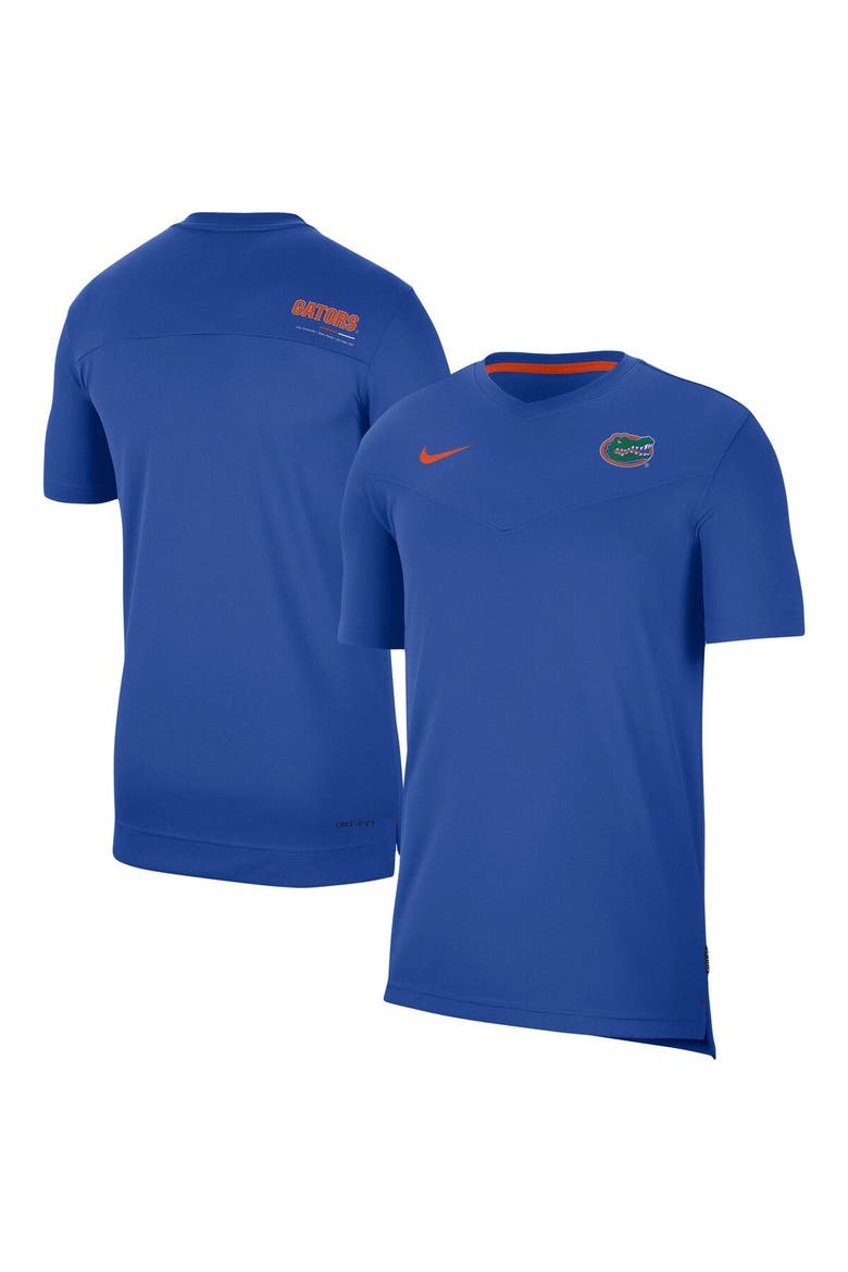Men's Nike Royal Florida Gators 2022 Coaches UV Performance T-Shirt, Main, color, Royal