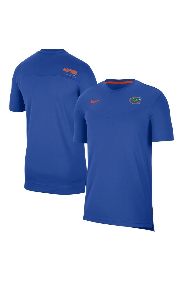 Nike Men's Nike Royal Florida Gators 2022 Coaches UV Performance T-Shirt, Main, color, 