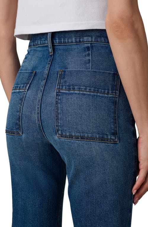 Joe's Jeans The Molly Slant Pocket High Waist Flare Jeans In Blue