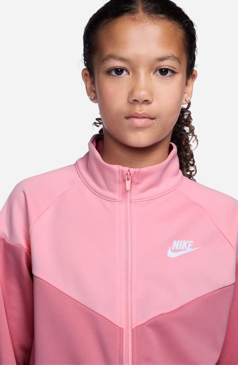 Nike Kids' Sportswear Dri-FIT Track Jacket & Pants Set, Alternate, color, Peony/ Soft Pink/ White