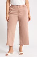 Wit & Wisdom Sam Side Slit High Waist Wide Leg Jeans