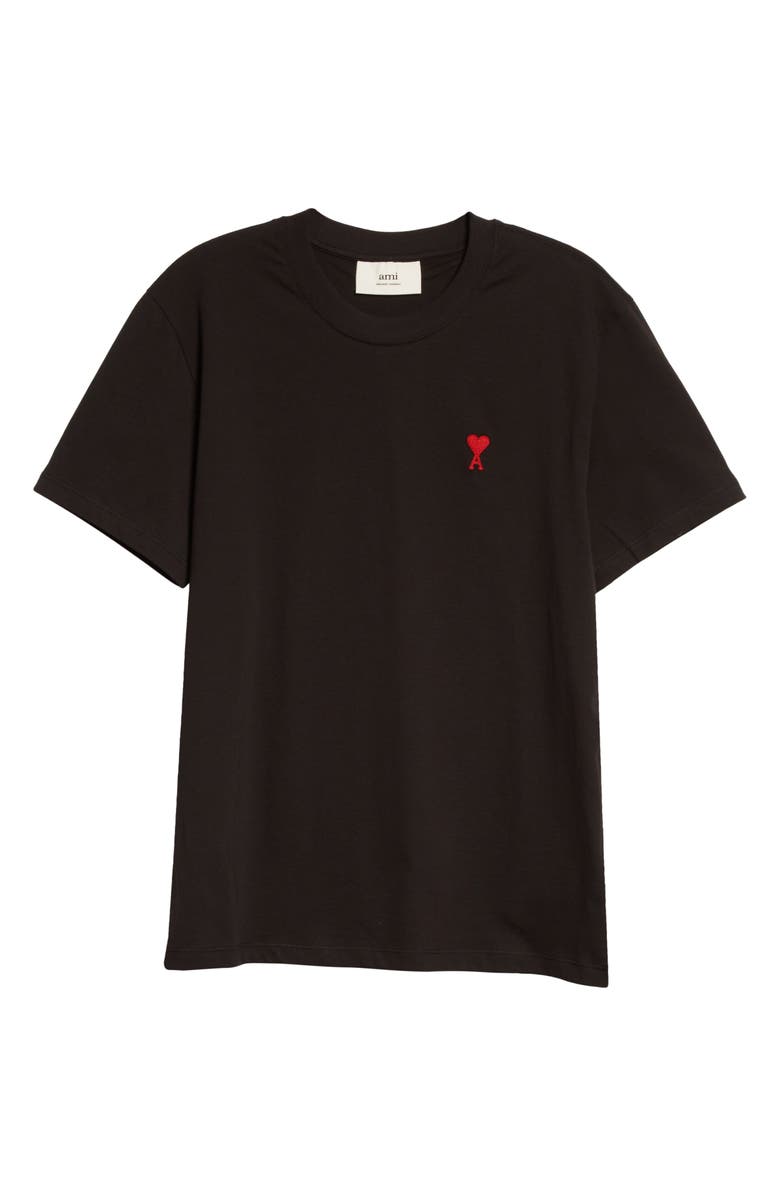 AMI PARIS AMI Alexandre Mattiussi Men's Ami de Coeur Embroidered Organic Cotton T-Shirt, Alternate, color, 