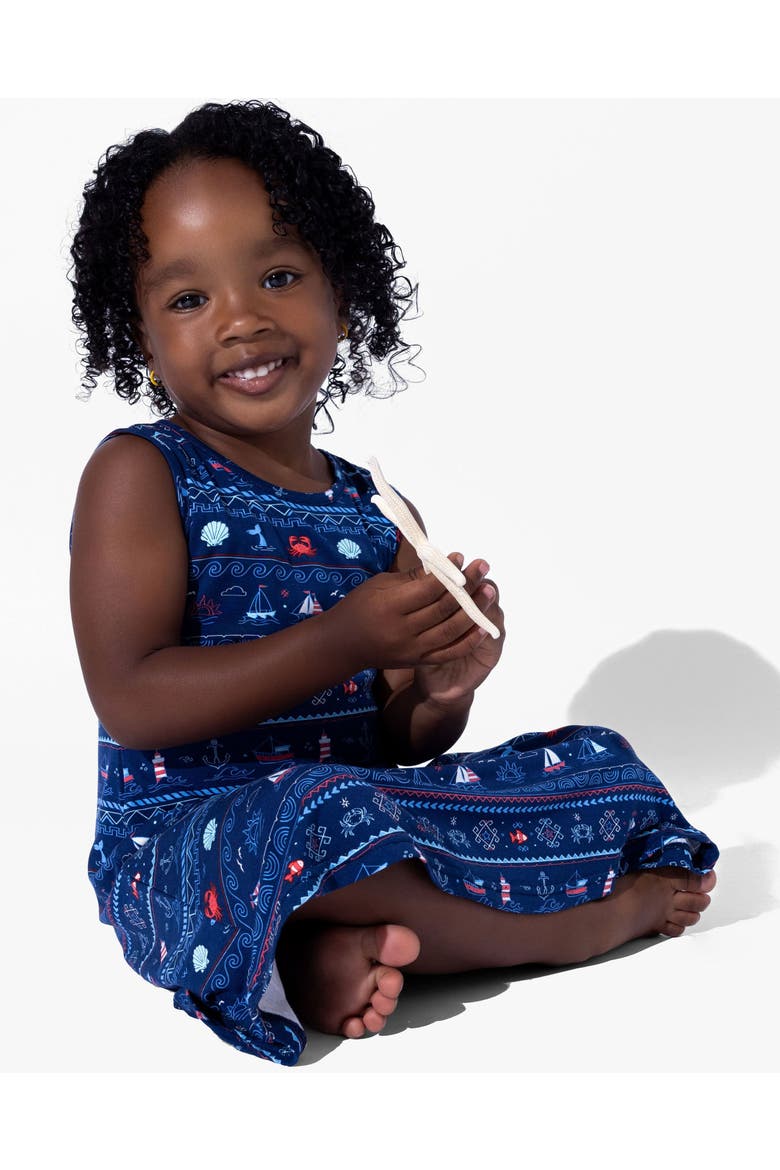 Kids' Sail Away Fair Isle Sleeveless Dress, Alternate, color, Sail Away Fair Isle