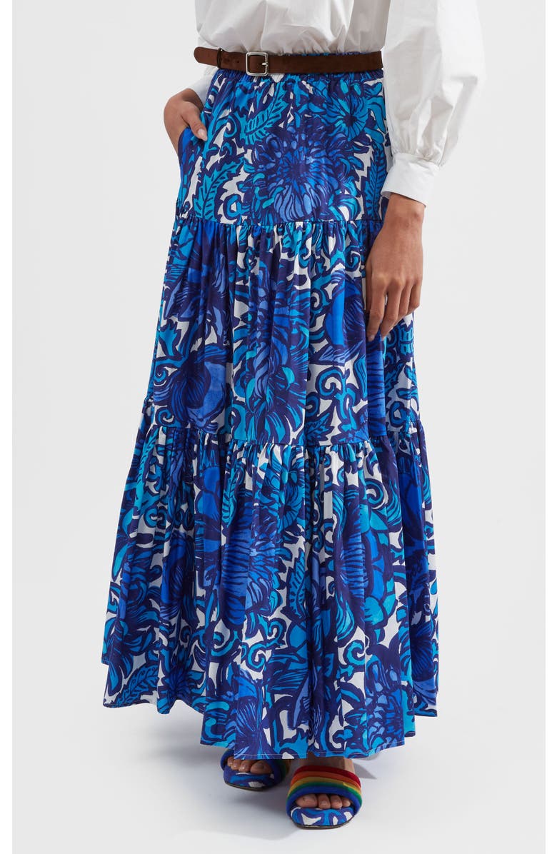 La DoubleJ Big Skirt Anemone Blue, Main, color, Anemone Blue