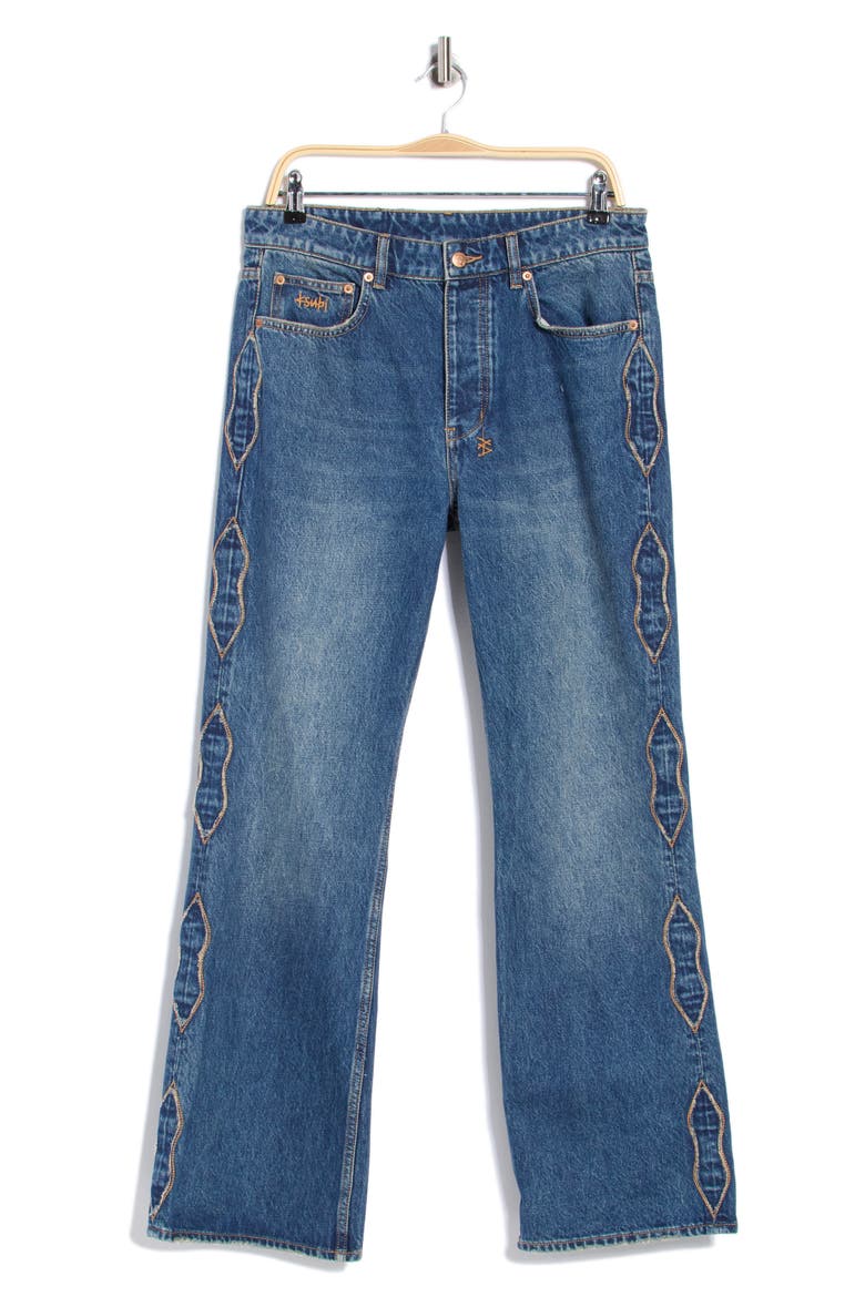 Roped Doubledown Bronko Jeans, Main, color, DENIM