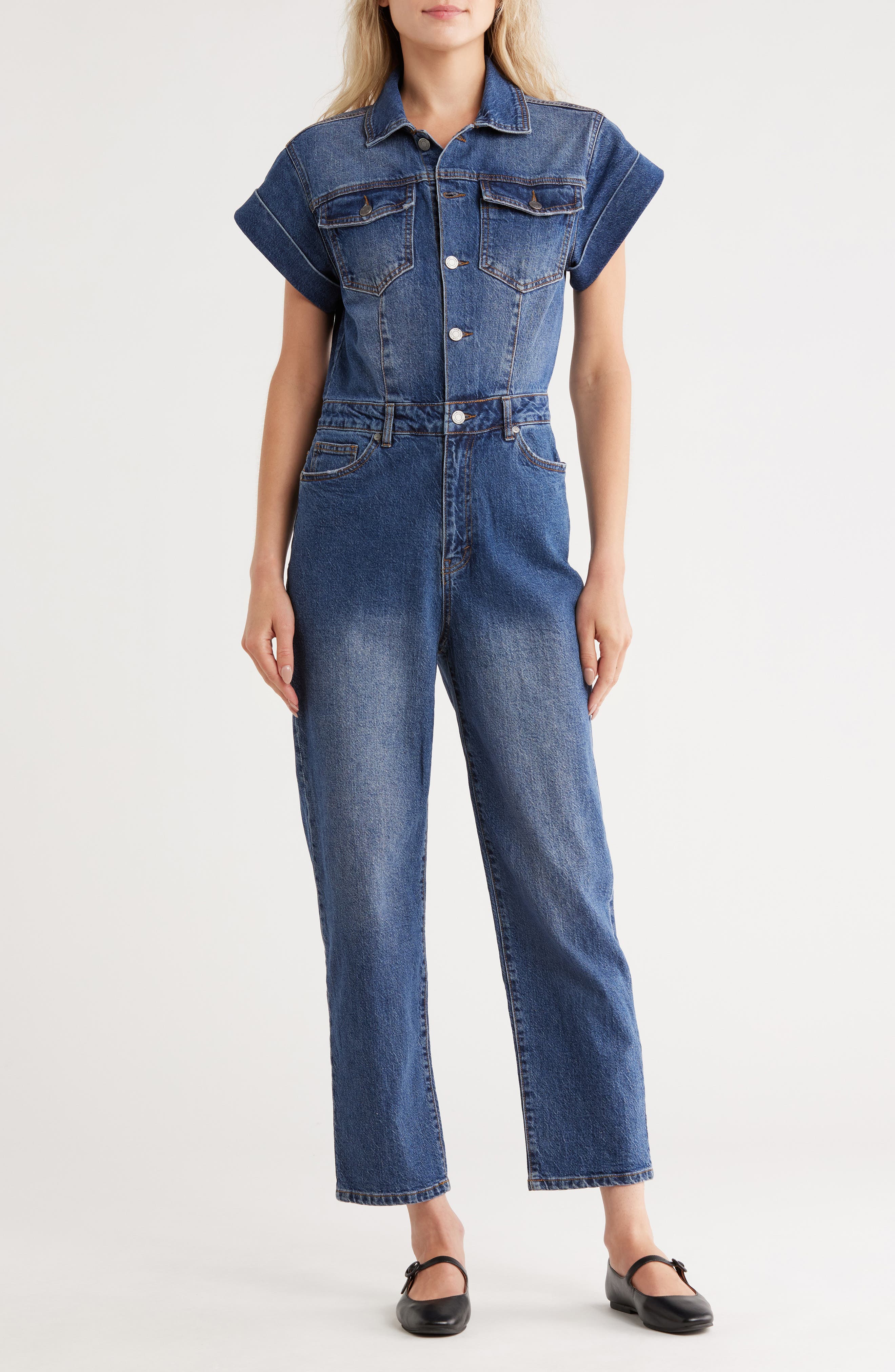 Habitual Denim Jumpsuit
