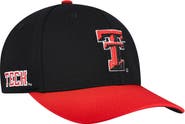 TOP OF THE WORLD Men's Top of the World Black/Red Texas Tech Red Raiders Reflex Two-Tone Flex Hat