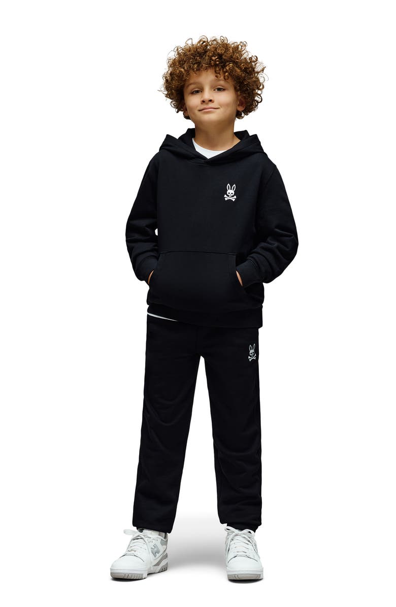 Psycho Bunny Kids' Timothy 4K Bunny Joggers, Alternate, color, Black