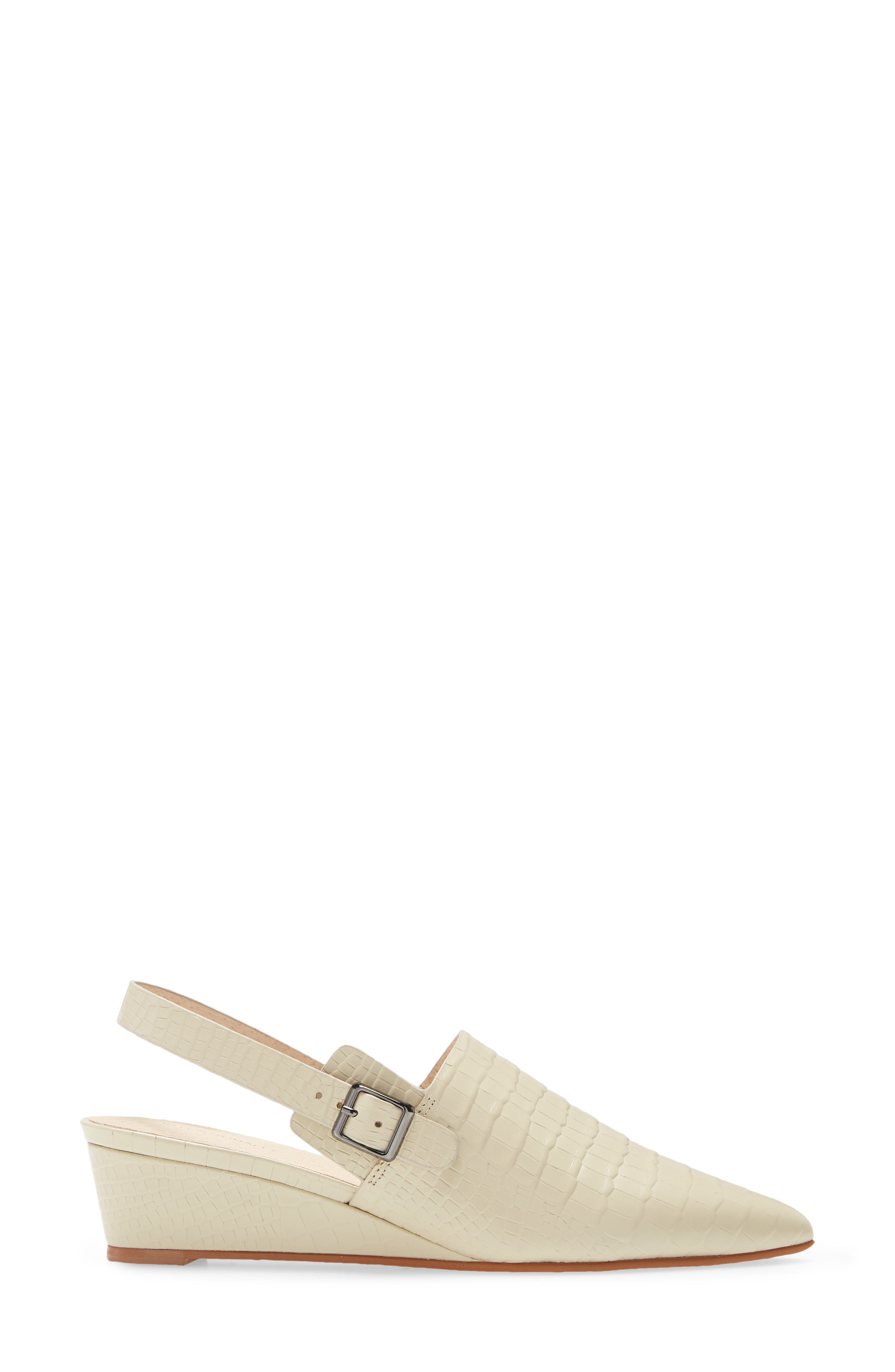 Taft 2 Slingback Wedge Pump, Alternate, color, CREAM LEATHER