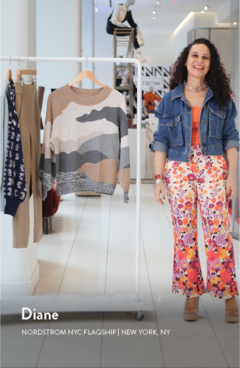 Vital Abstract Camo Cotton Blend Sweater, sales video thumbnail