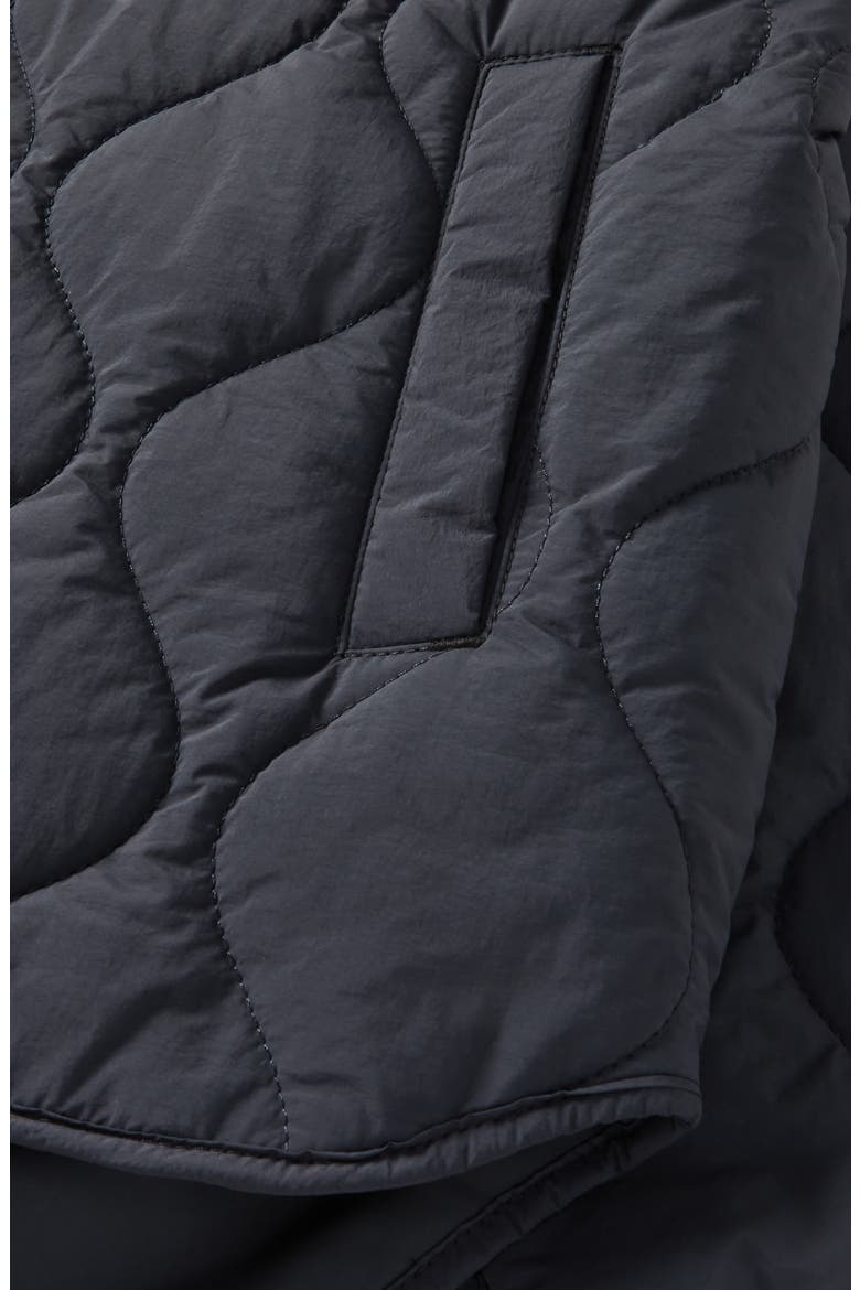 Kids' Luna Onion Quilted Bomber Jacket, Alternate, color, GREY PHANTOM