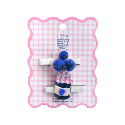 Blueberry Jam Hair Clip Set