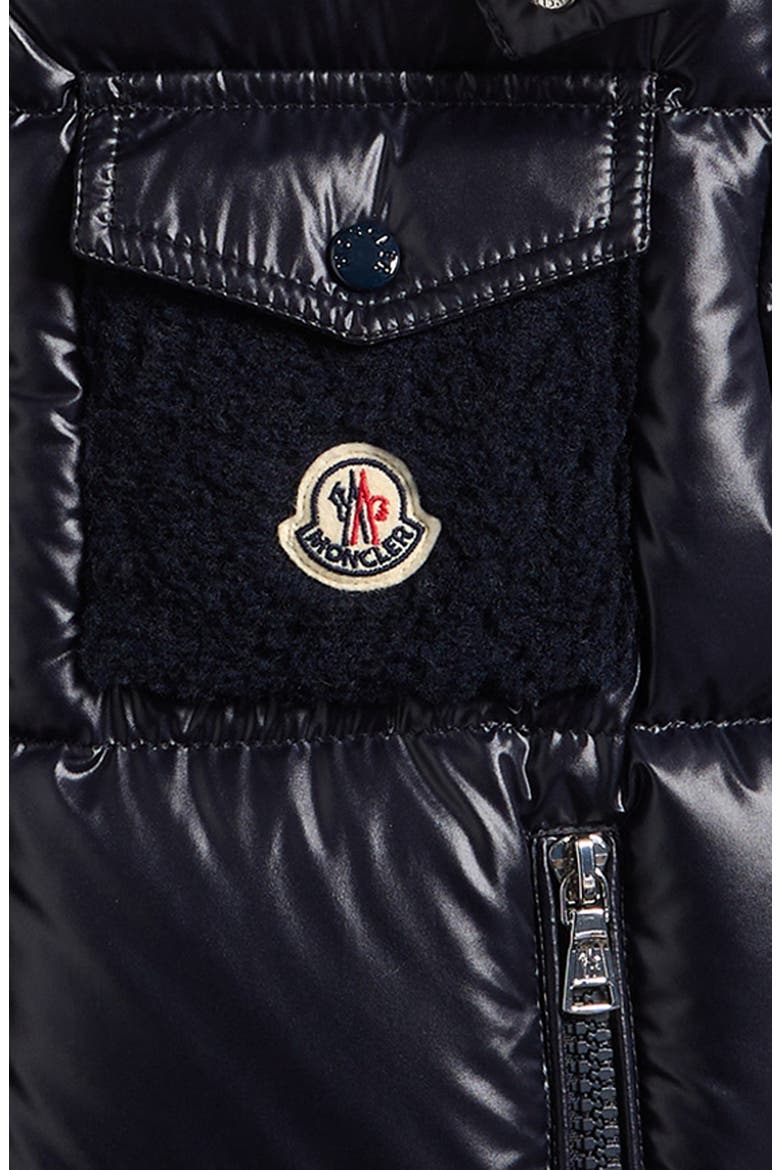 Kids' Yule Hooded Down Puffer Jacket, Alternate, color, NAVY