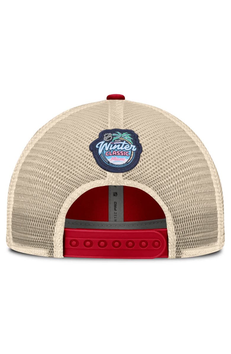 FANATICS Men's Fanatics Red/Cream Florida Panthers 2026 NHL Winter Classic Trucker Adjustable Hat, Alternate, color, Red