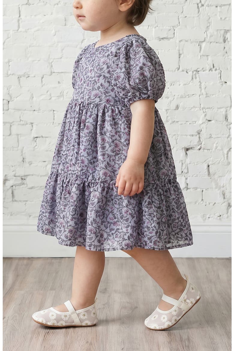 Boho Print Dress & Bloomers, Alternate, color, BLUE/ WHITE