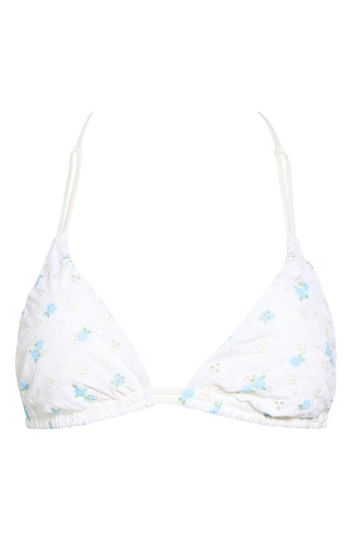 Dippin Daisys Lana Floral Triangle Bikini Top